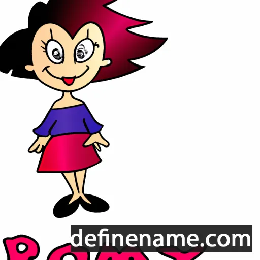 cartoon of the name Romy