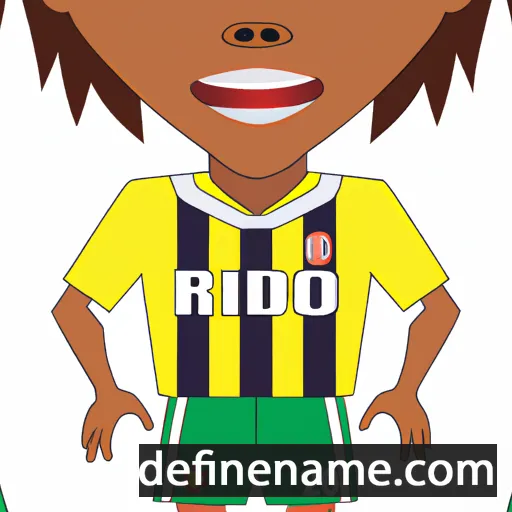 cartoon of the name Ronaldinho