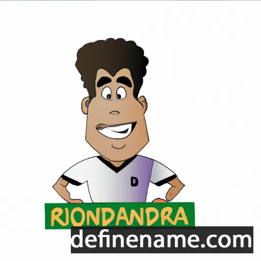 cartoon of the name Ronaldo