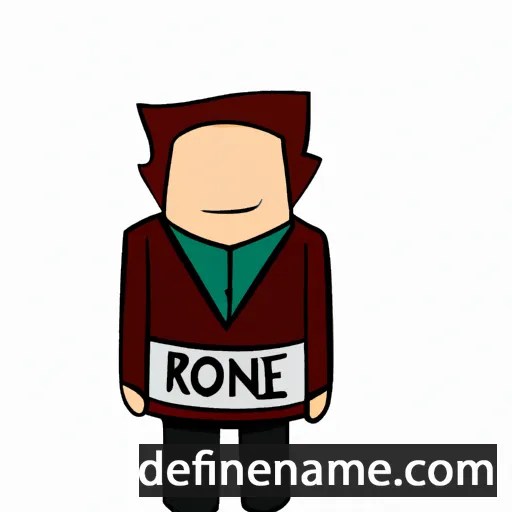 Ronne cartoon