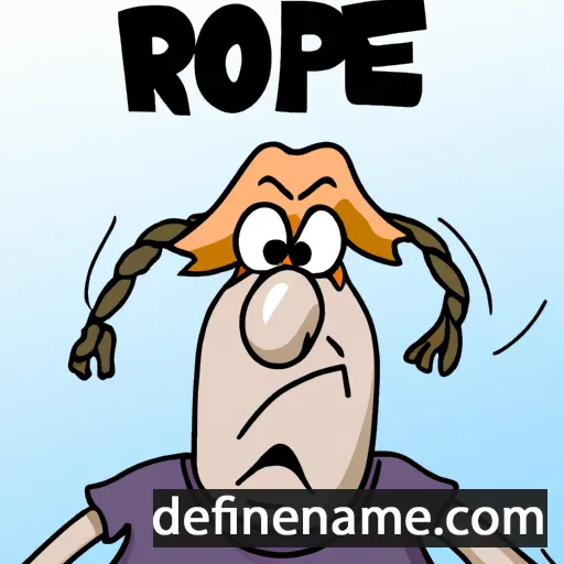 cartoon of the name Roope