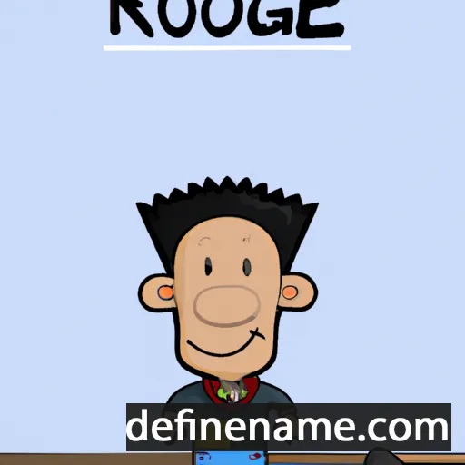 cartoon of the name Roque