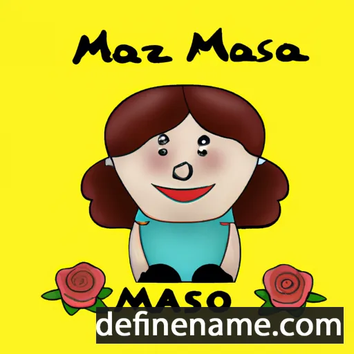 Rosa María cartoon