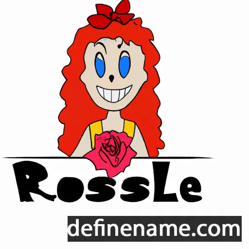 cartoon of the name Rosalee