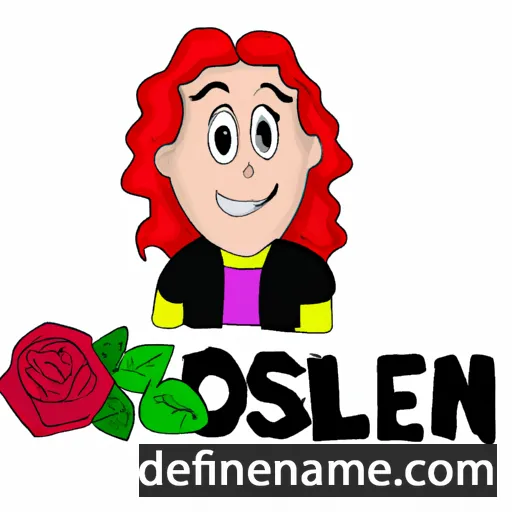 cartoon of the name Rosaleen