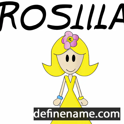 cartoon of the name Rosalina