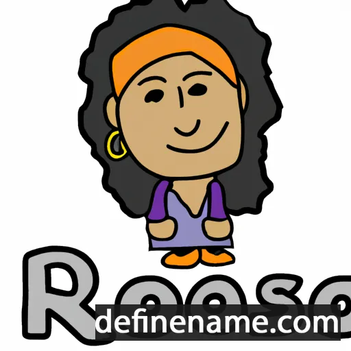 cartoon of the name Rosario