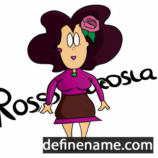 cartoon of the name Rosaura