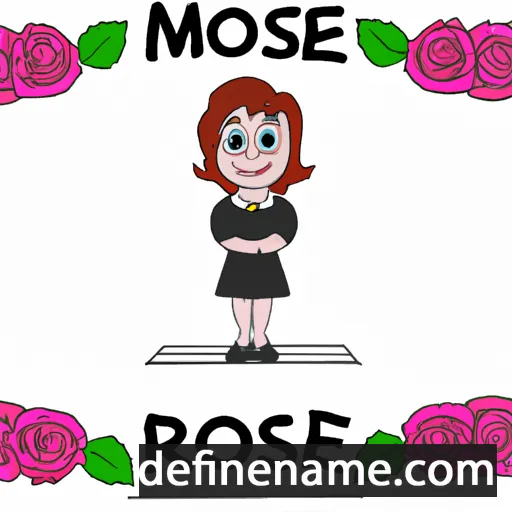 cartoon of the name Rose-Marie