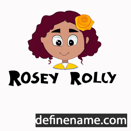 cartoon of the name Roselyn