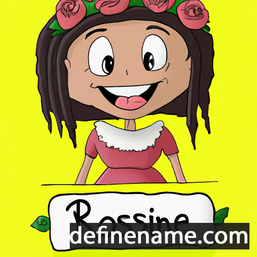 cartoon of the name Rosine