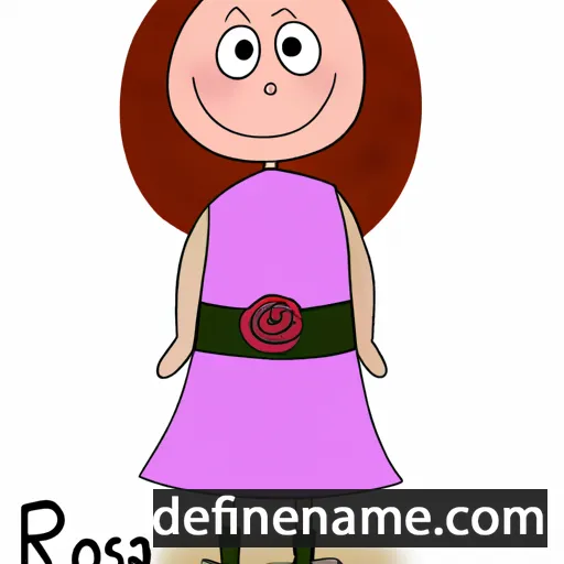 cartoon of the name Rossa