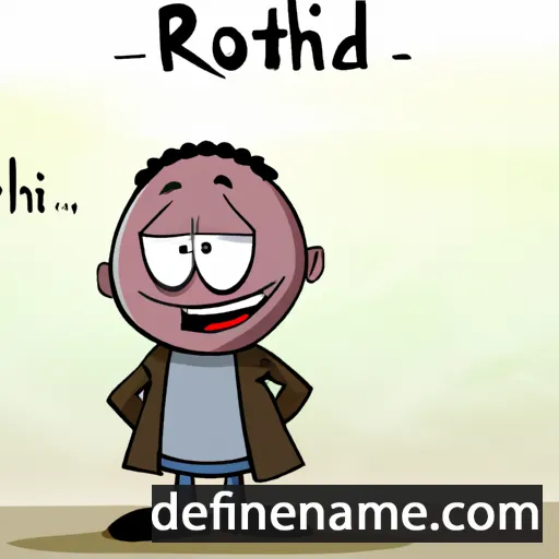 cartoon of the name Rothaid