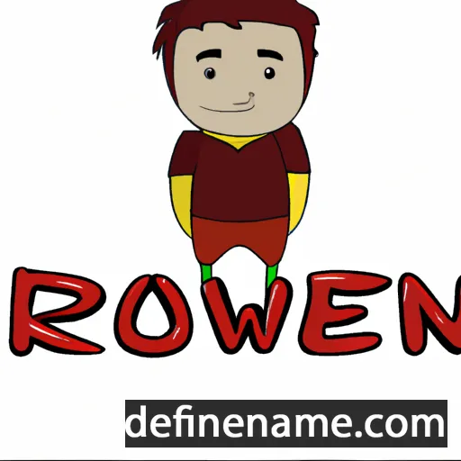 Rowen cartoon