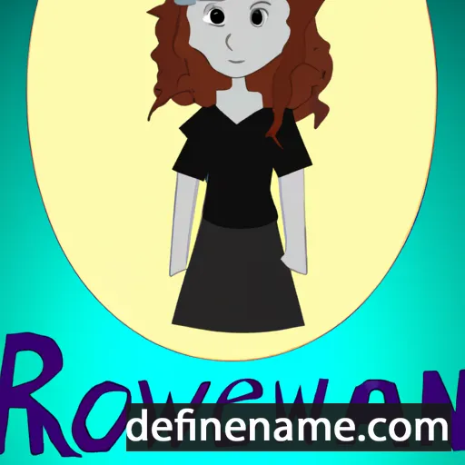 cartoon of the name Rowena