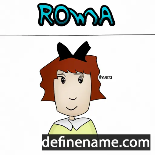 Rowina cartoon