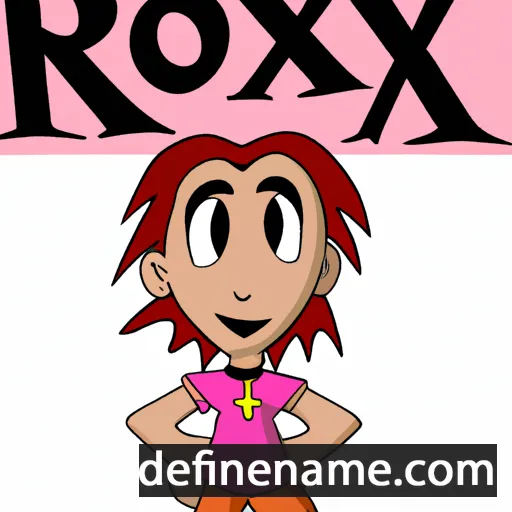 Roxy cartoon