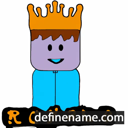 cartoon of the name Royal