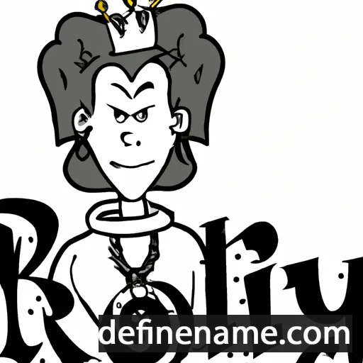 cartoon of the name Royalty