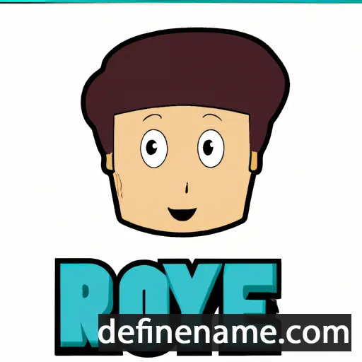 cartoon of the name Royce