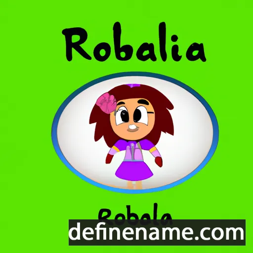 cartoon of the name Rozabela