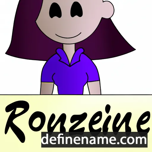 Rozanne cartoon