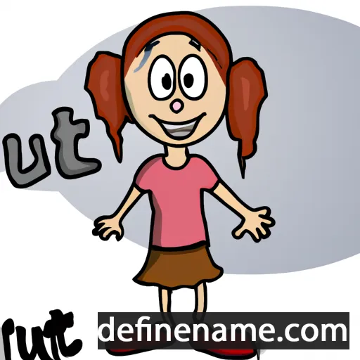 cartoon of the name Rút