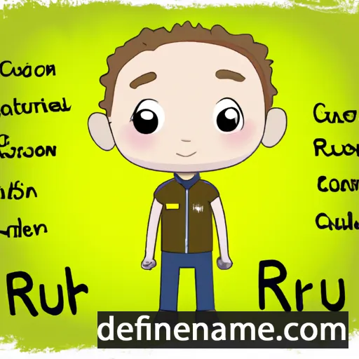 Ruairí cartoon