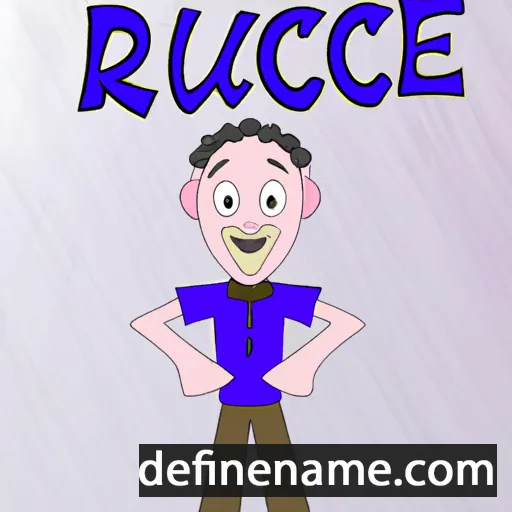 cartoon of the name Ruarcc