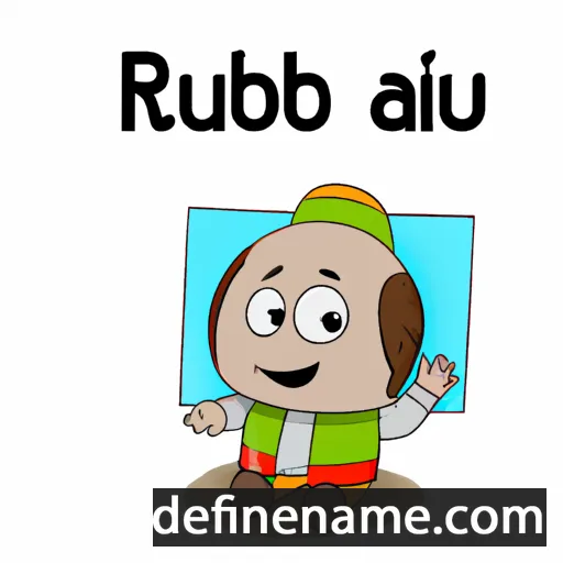 cartoon of the name Rubab