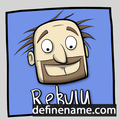 cartoon of the name Rubem