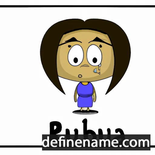 cartoon of the name Rubena