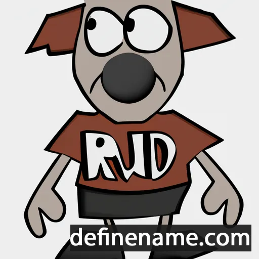 Rudi cartoon