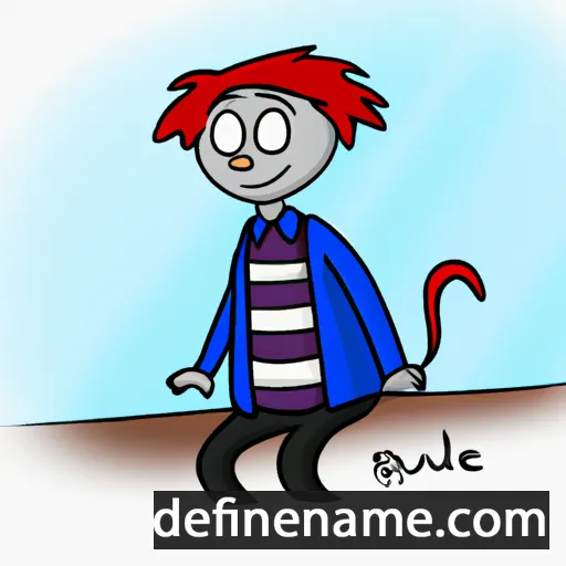 cartoon of the name Rudīte