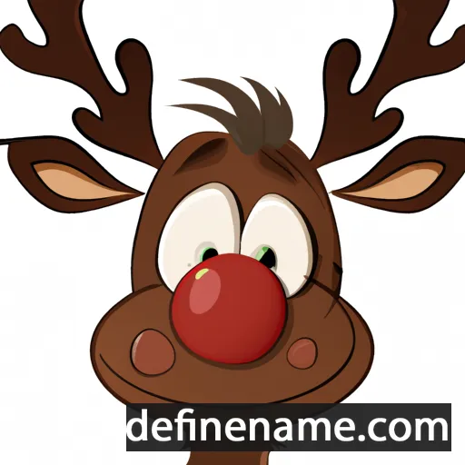 cartoon of the name Rudolf