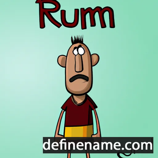 cartoon of the name Rumen