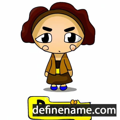 cartoon of the name Rumena