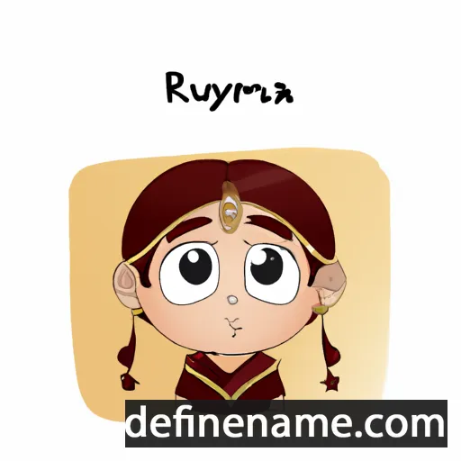 cartoon of the name Rumyana