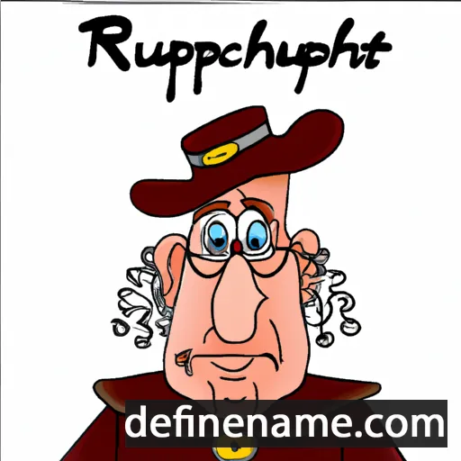 cartoon of the name Ruprecht