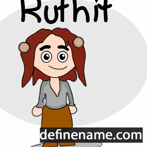 cartoon of the name Ruthi