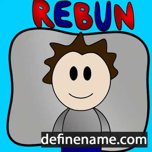 cartoon of the name Ruuben