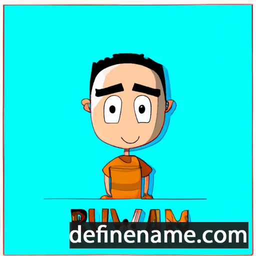 cartoon of the name Ruwan