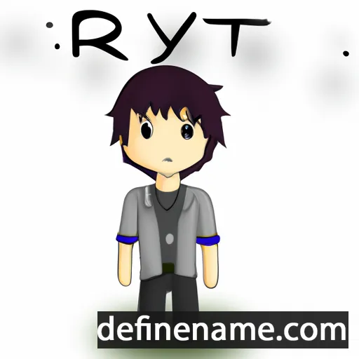 cartoon of the name Ryota