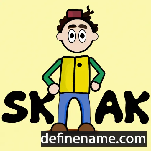 cartoon of the name Şakir