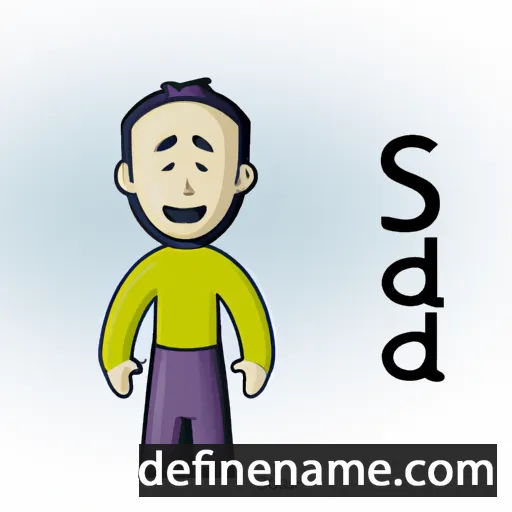 cartoon of the name Sa'id