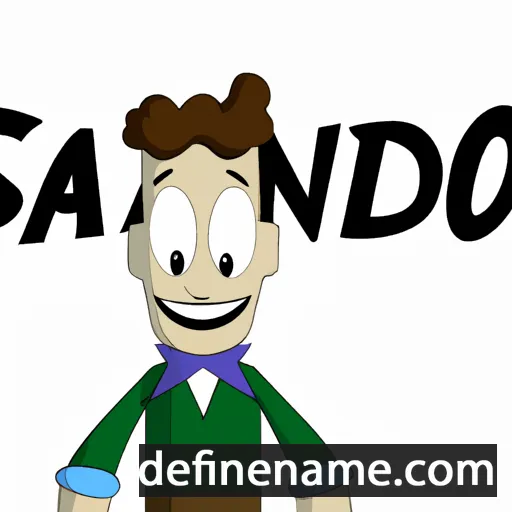 cartoon of the name Sándor