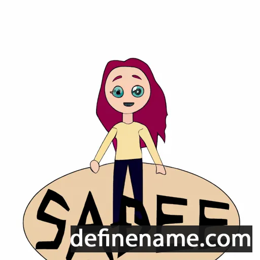 cartoon of the name Säde