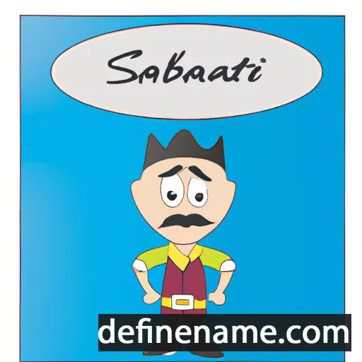 cartoon of the name Sabahattin