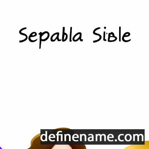 cartoon of the name Sabella