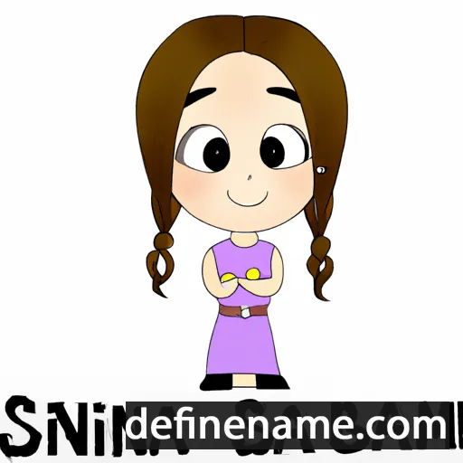 cartoon of the name Sabina